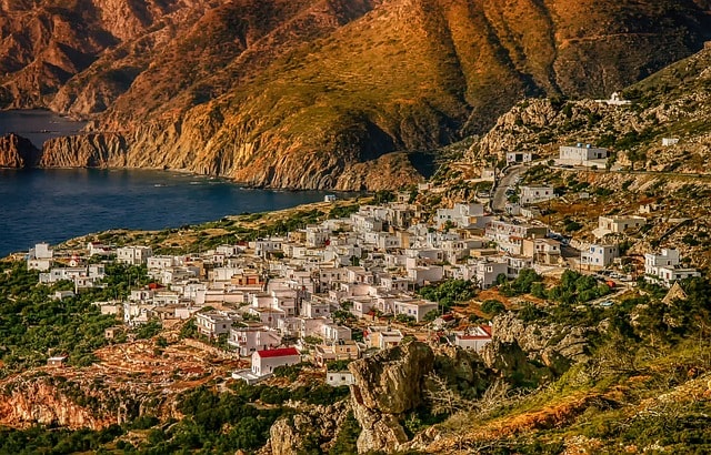 Bild från ön Karpathos i Grekland.