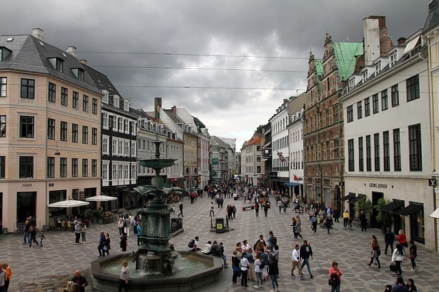 Strøget i Köpenhamn.