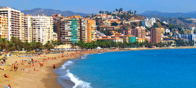 Strand i Malaga