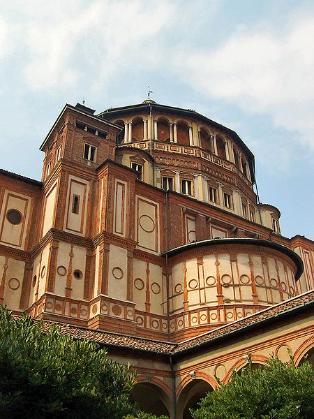 Bild på Santa Maria delle Grazie i Milano.